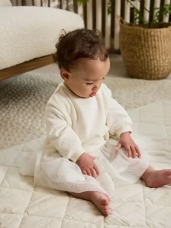 Next Baby Twofer Mesh Dress (0mths-2yrs) White Discount