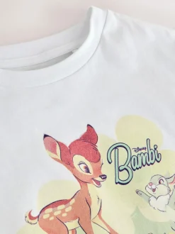 Next White Bambi Oversized Graphic T-Shirt (3-16yrs) Sale