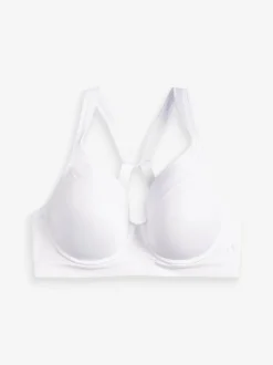 Next B-G Active Sports High Impact Dry Tech Full Cup Wired Bra White Outlet