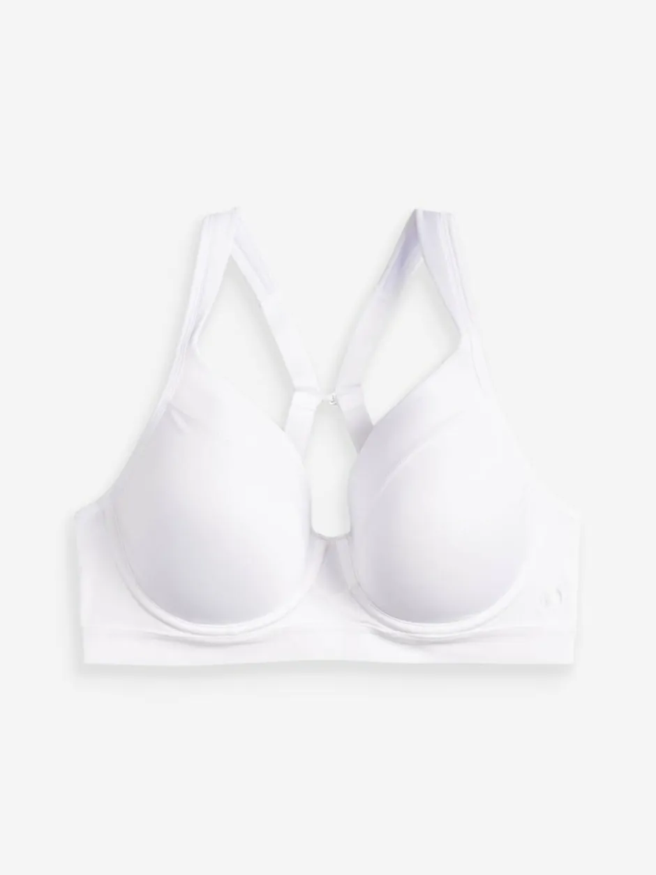Next B-G Active Sports High Impact Dry Tech Full Cup Wired Bra White Outlet