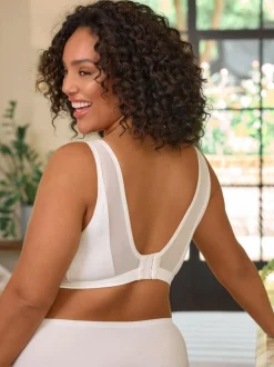Next B-H Total Support Non Wire Ultimate Comfort Bra White Outlet