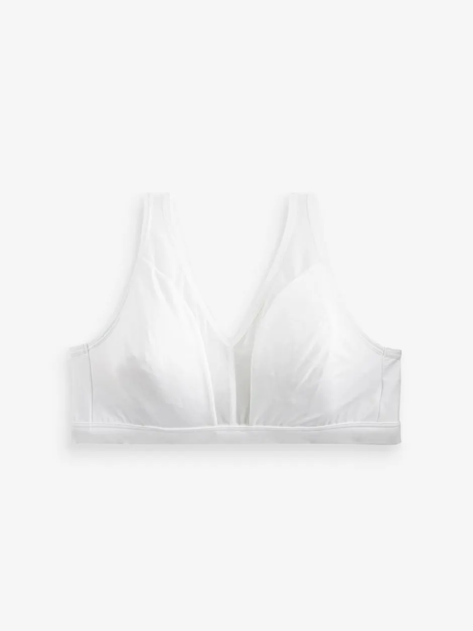 Next B-H Total Support Non Wire Ultimate Comfort Bra White Outlet