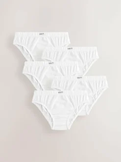 Next Briefs 5 Pack (1.5-16yrs) White