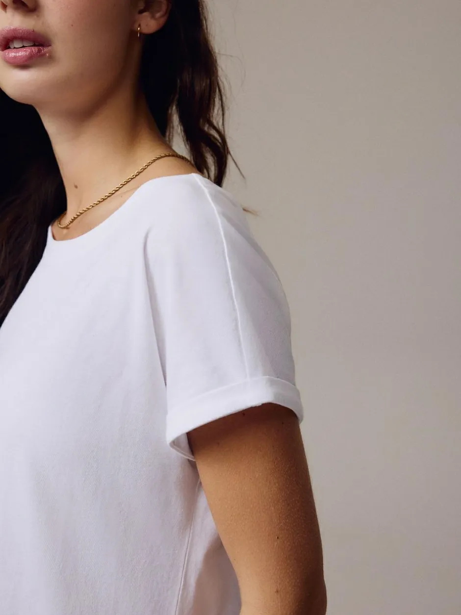 Next White Cap Sleeve T-Shirt Discount