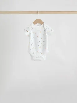 Next White Character 7 Pack Baby Short Sleeve Bodysuits Discount