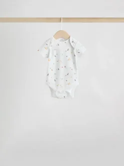 Next White Character 7 Pack Baby Short Sleeve Bodysuits Discount