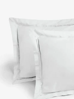 Next Collection Luxe 1000 Thread Count Sateen Oxford Luxury Duvet Cover and Pillowcase Set White Hot