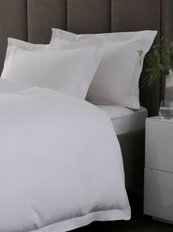 Next Cotton Rich Oxford Duvet Cover and Pillowcase Set White Outlet