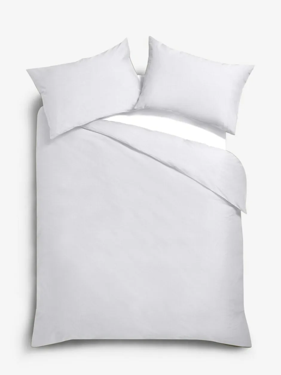 Next Cotton Rich Oxford Duvet Cover and Pillowcase Set White Outlet