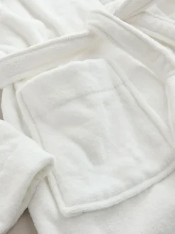 Next White Cotton Towelling Dressing Gown Best