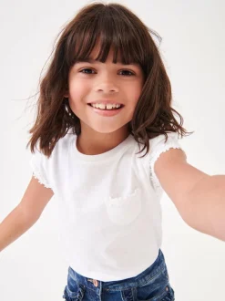 Next Daisy Pocket T-Shirt (1.5-16yrs) White Best