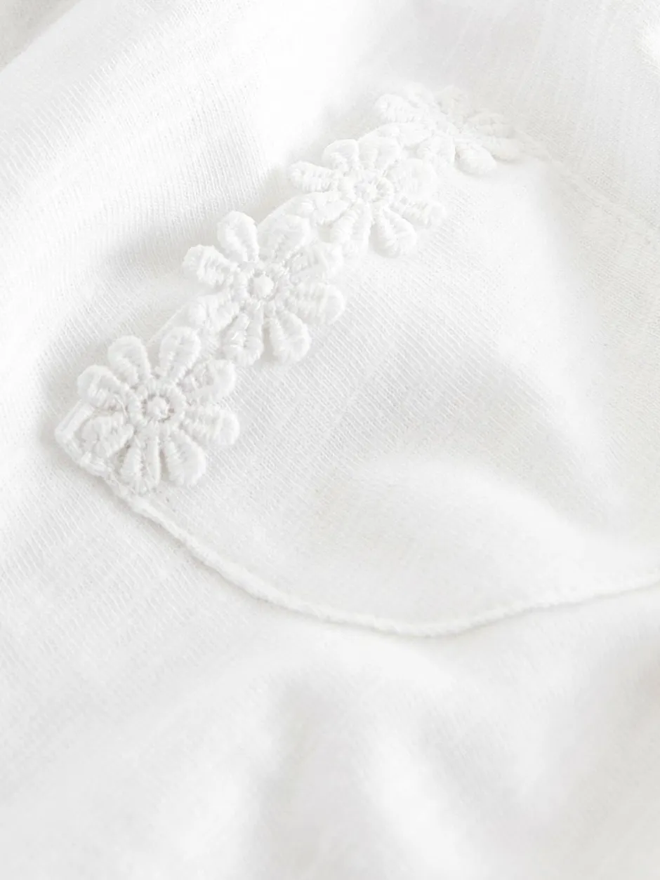 Next Daisy Pocket T-Shirt (1.5-16yrs) White Best