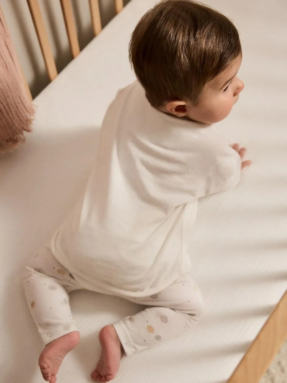 Next White Delicate Safari Top and Leggings Baby Set (0mths-2yrs) New