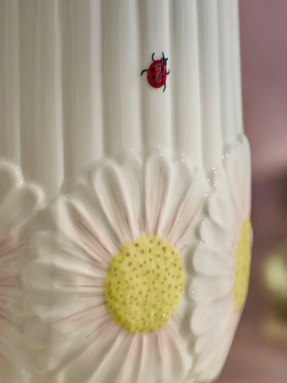 Next White Floral Ceramic Bread Bin Online