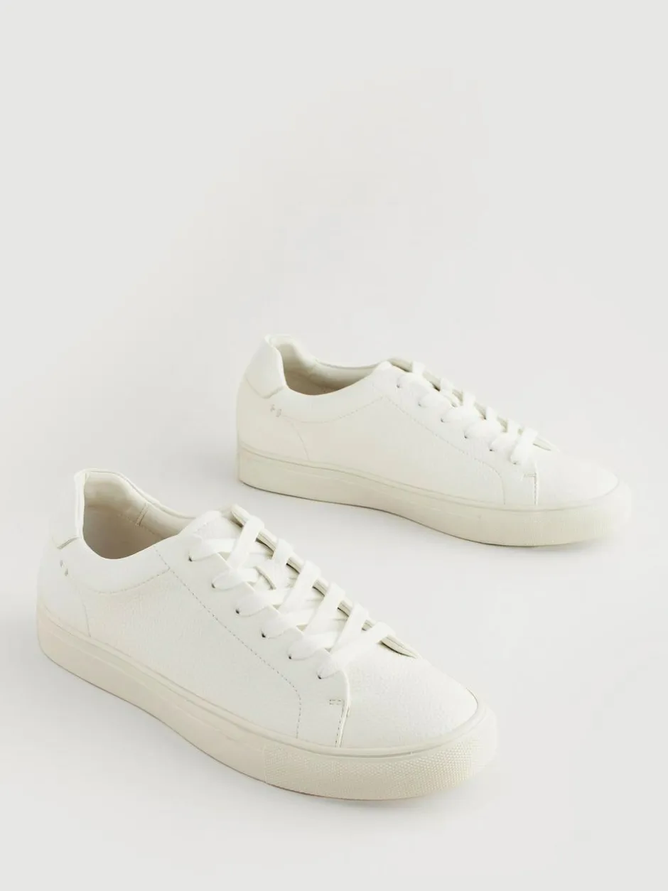 Next White Ground Minimal Trainers Hot