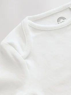 Next White Hip Dysplasia Baby Long Sleeve Bodysuits 5 Pack Online