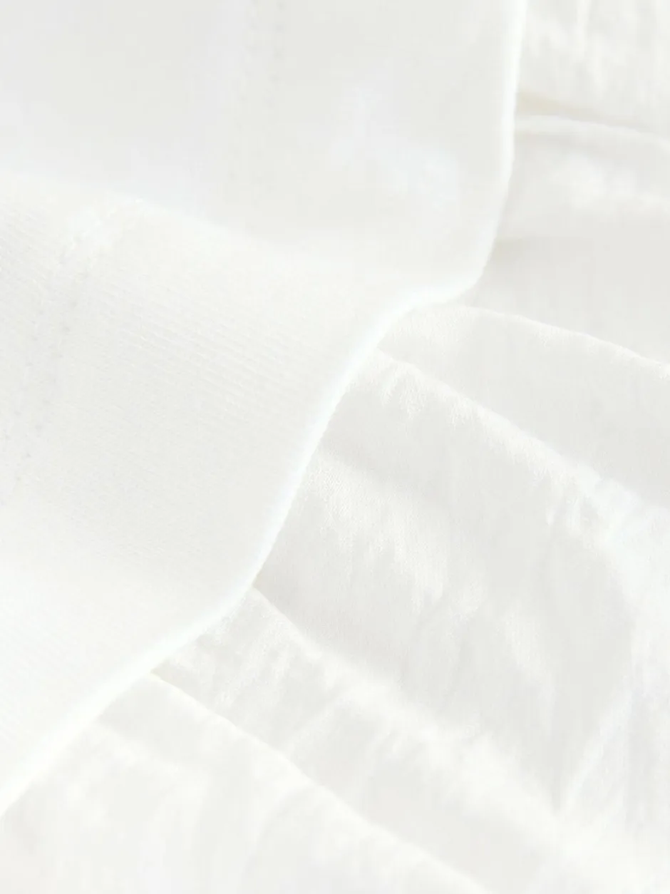 Next Jersey Two In One T-Shirt Dress White Clearance