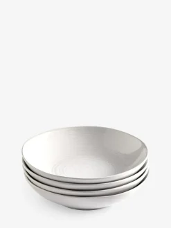 Next Kya Dinnerware Set of 4 Pasta Bowls White Online
