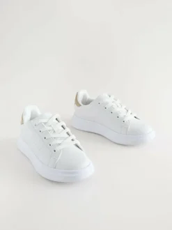 Next Lace Up Trainers White Best