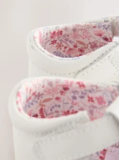 Next Leather Baby T-Bar Shoes (0-24mths) White Discount