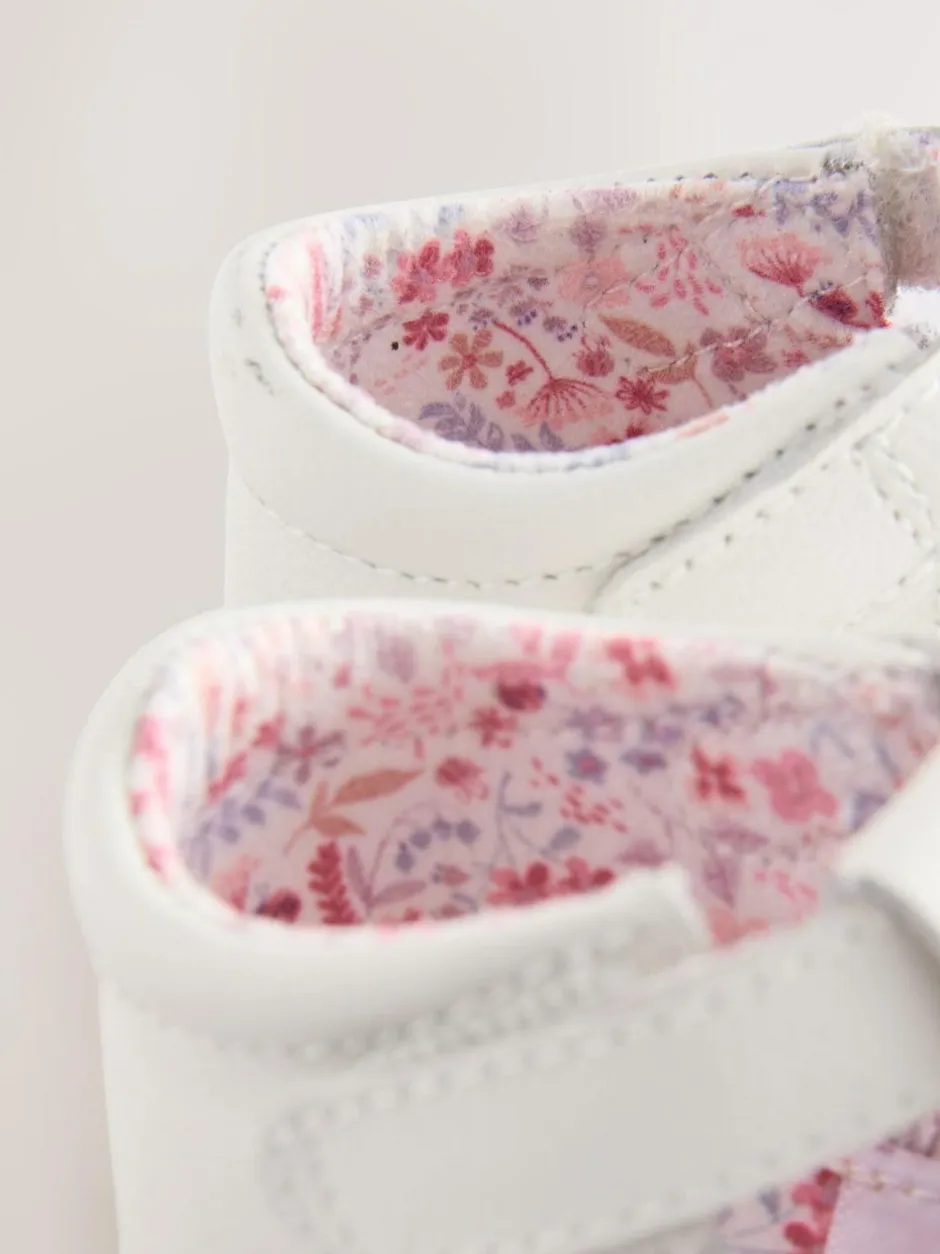 Next Leather Baby T-Bar Shoes (0-24mths) White Discount