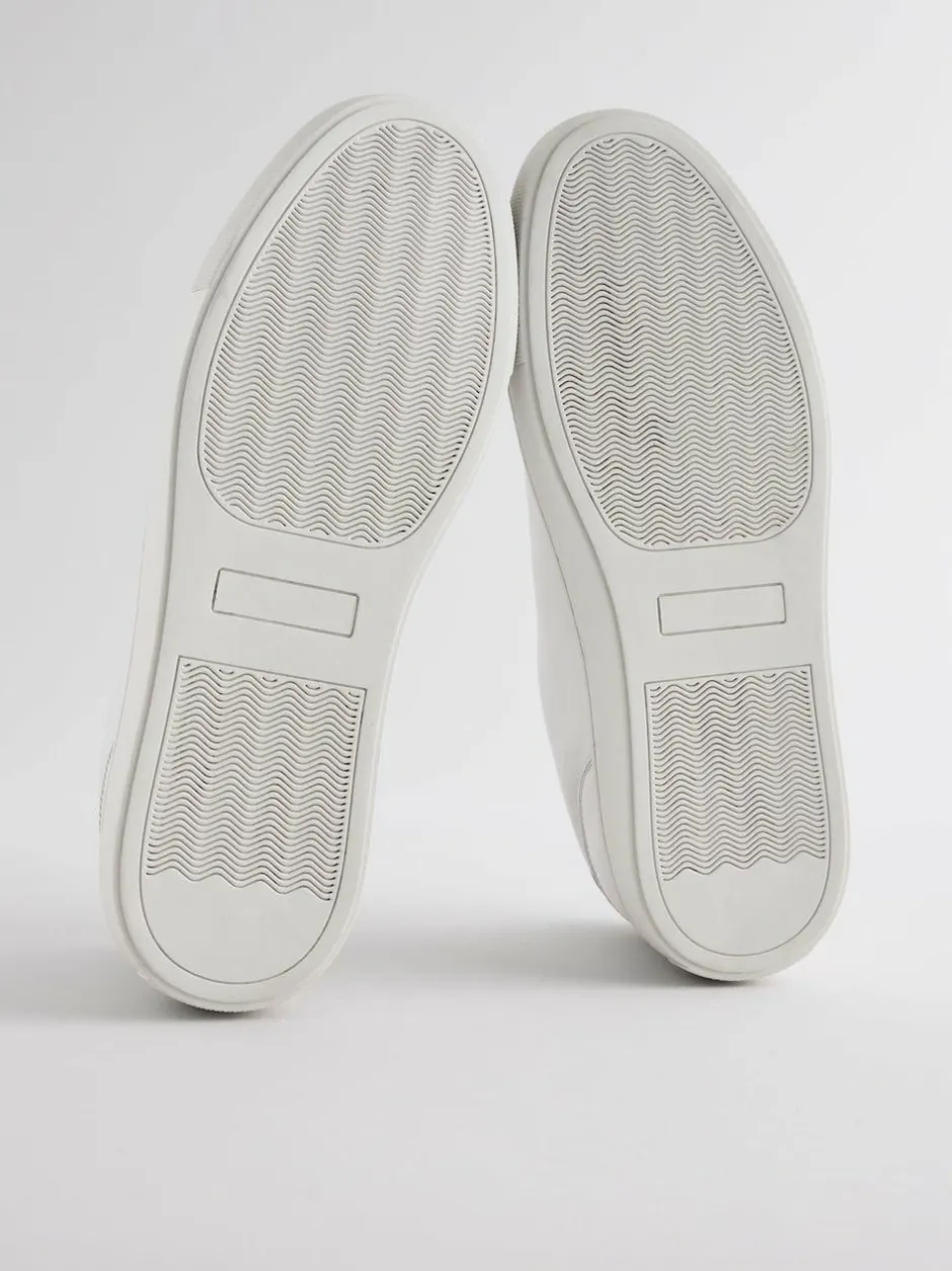 Next Leather Trainers White Online