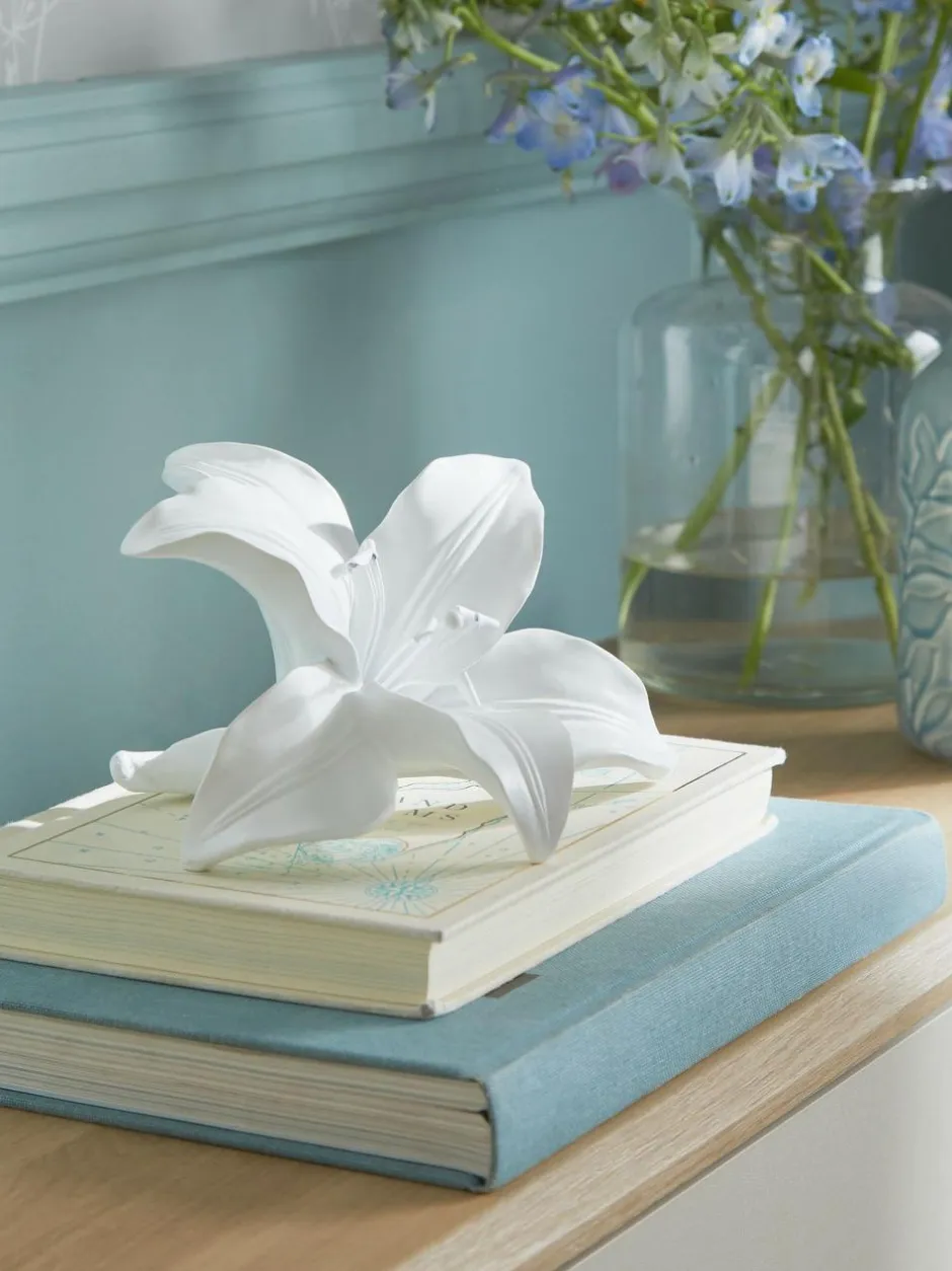 Next White Lily Flower Ornament
