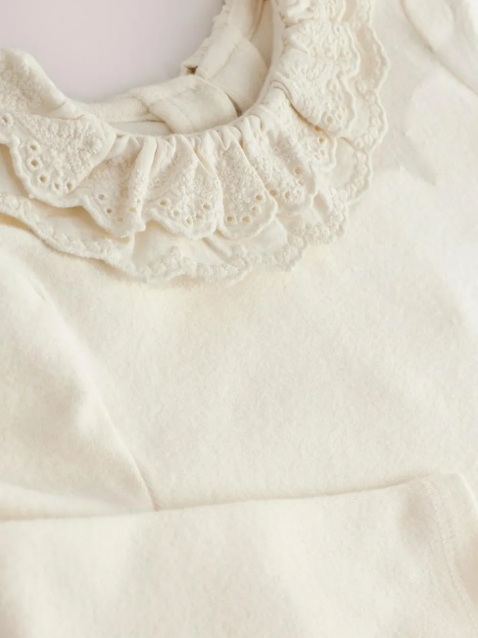 Next Long Sleeve Collar Top (3mths-7yrs) White