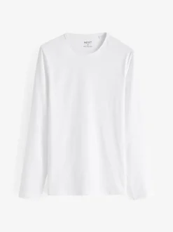 Next Long Sleeve Layering T-Shirts 5 Pack White Discount