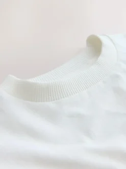 Next Short Sleeve Valentines T-Shirt (3mths-7yrs) White Love Hot