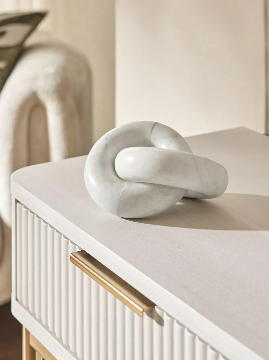 Next White Marble Decorative Knot Ornament Discount