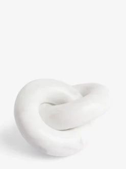 Next White Marble Decorative Knot Ornament Discount
