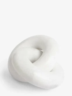 Next White Marble Decorative Knot Ornament Discount