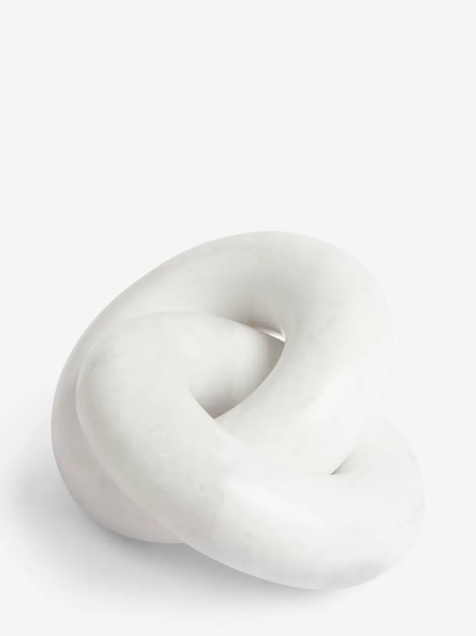 Next White Marble Decorative Knot Ornament Discount