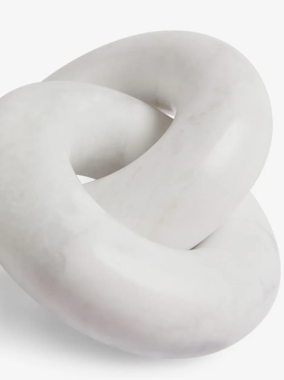 Next White Marble Decorative Knot Ornament Discount