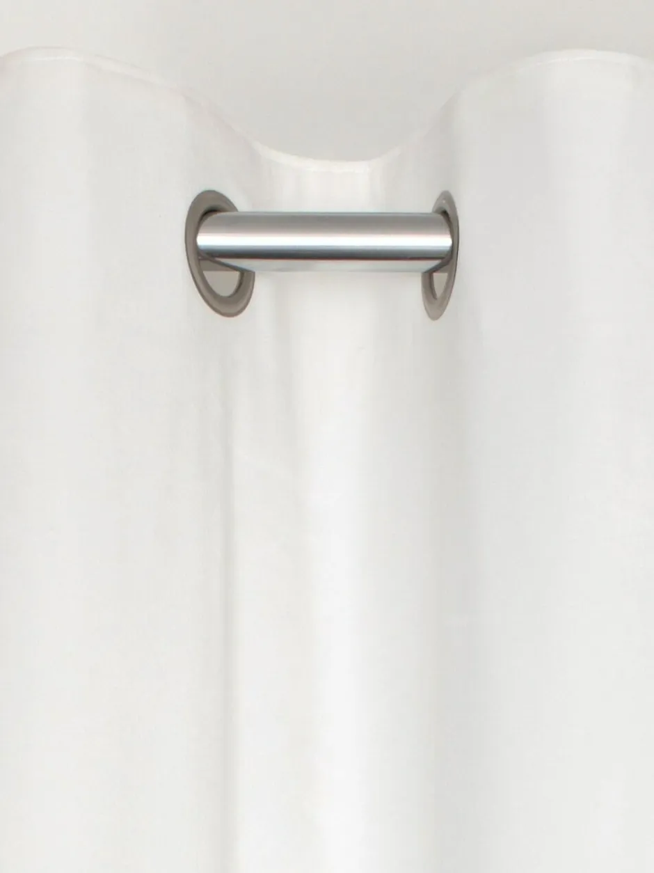 Next White Matte Velvet Blackout/Thermal Curtains New