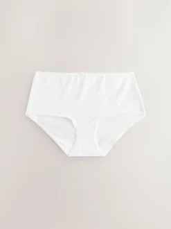 Next White Midi Cotton Rich Knickers 5 Pack Hot