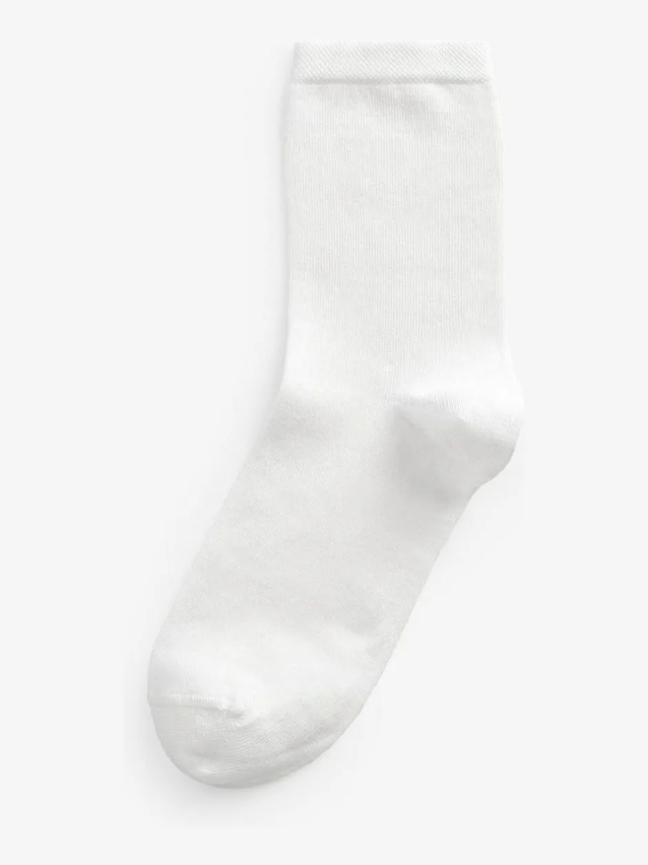 Next Modal Ankle Socks 4 Pack White Clearance