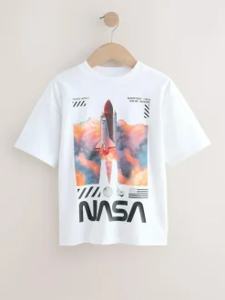 Next NASA Short Sleeve T-Shirt (3-16yrs) White Outlet