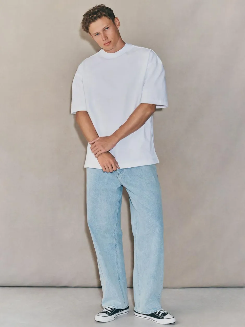 Next Oversized Fit EDIT Heavyweight T-Shirt White