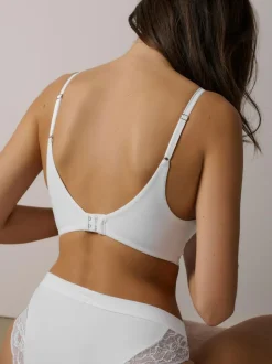 Next Pad Non Wire Ultimate Comfort Lounge Bra White