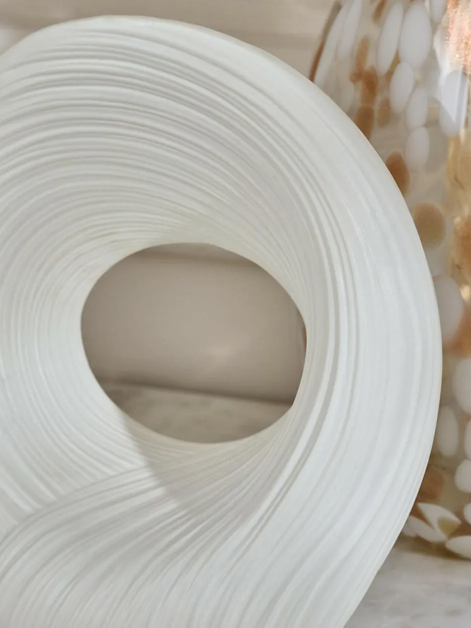 Next White Pleated Ornament