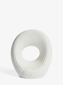 Next White Pleated Ornament