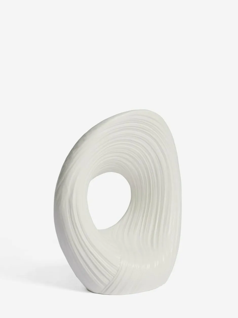 Next White Pleated Ornament