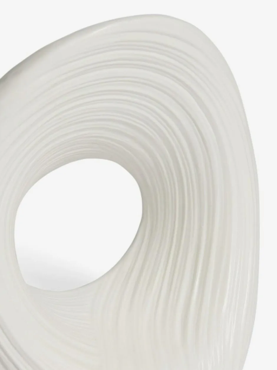 Next White Pleated Ornament
