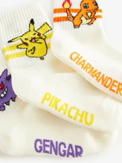Next White Pokemon Socks 3 Pack Discount