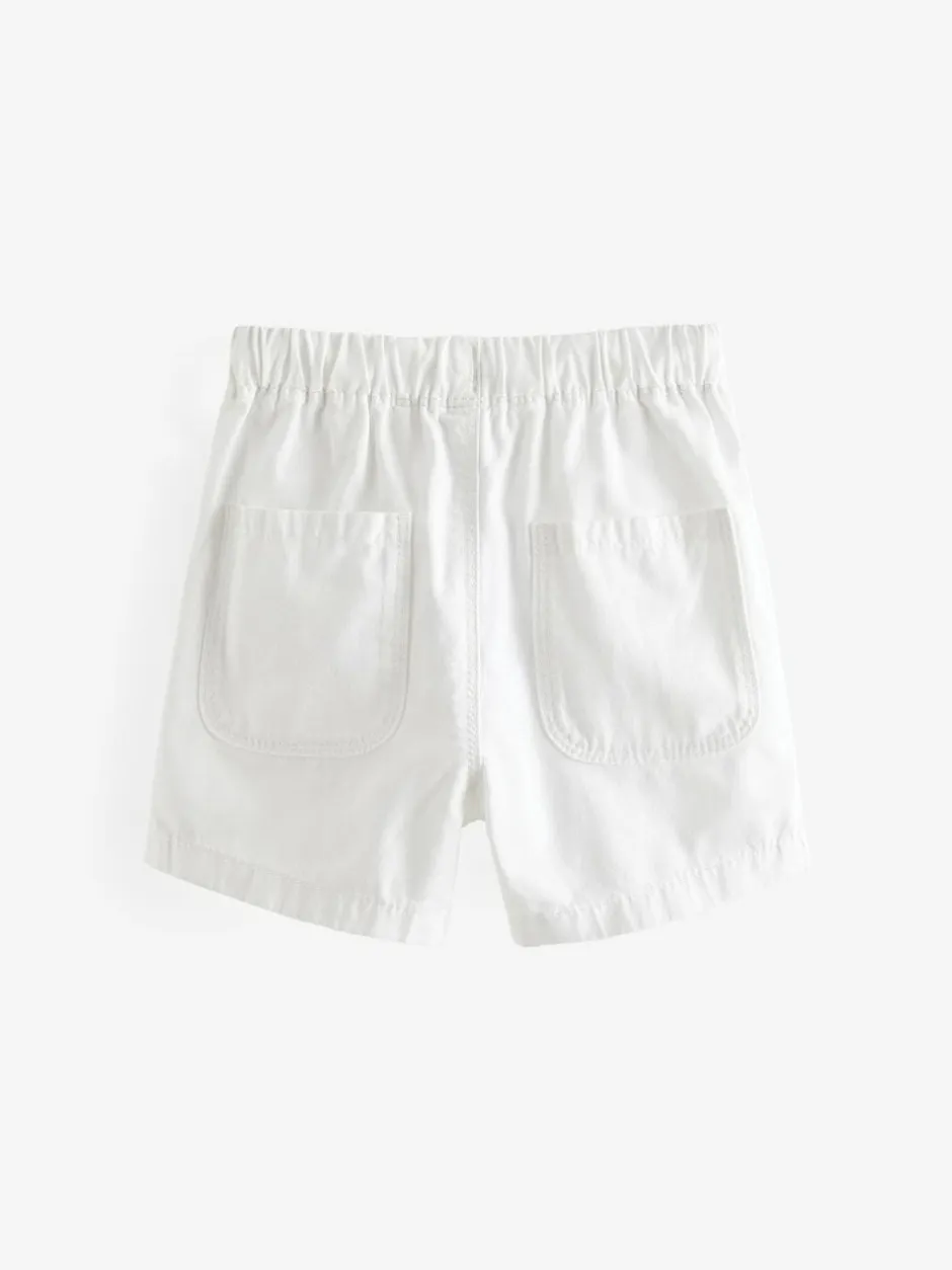 Next White Pull On Shorts (3mths-7yrs) Sale