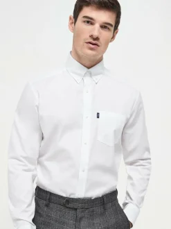 Next White Regular Fit Button Down Easy Iron Oxford Shirt Best