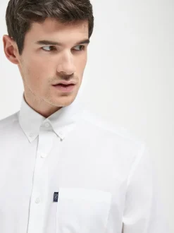 Next White Regular Fit Button Down Easy Iron Oxford Shirt Best
