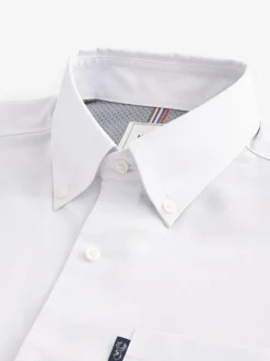 Next White Regular Fit Button Down Easy Iron Oxford Shirt Best